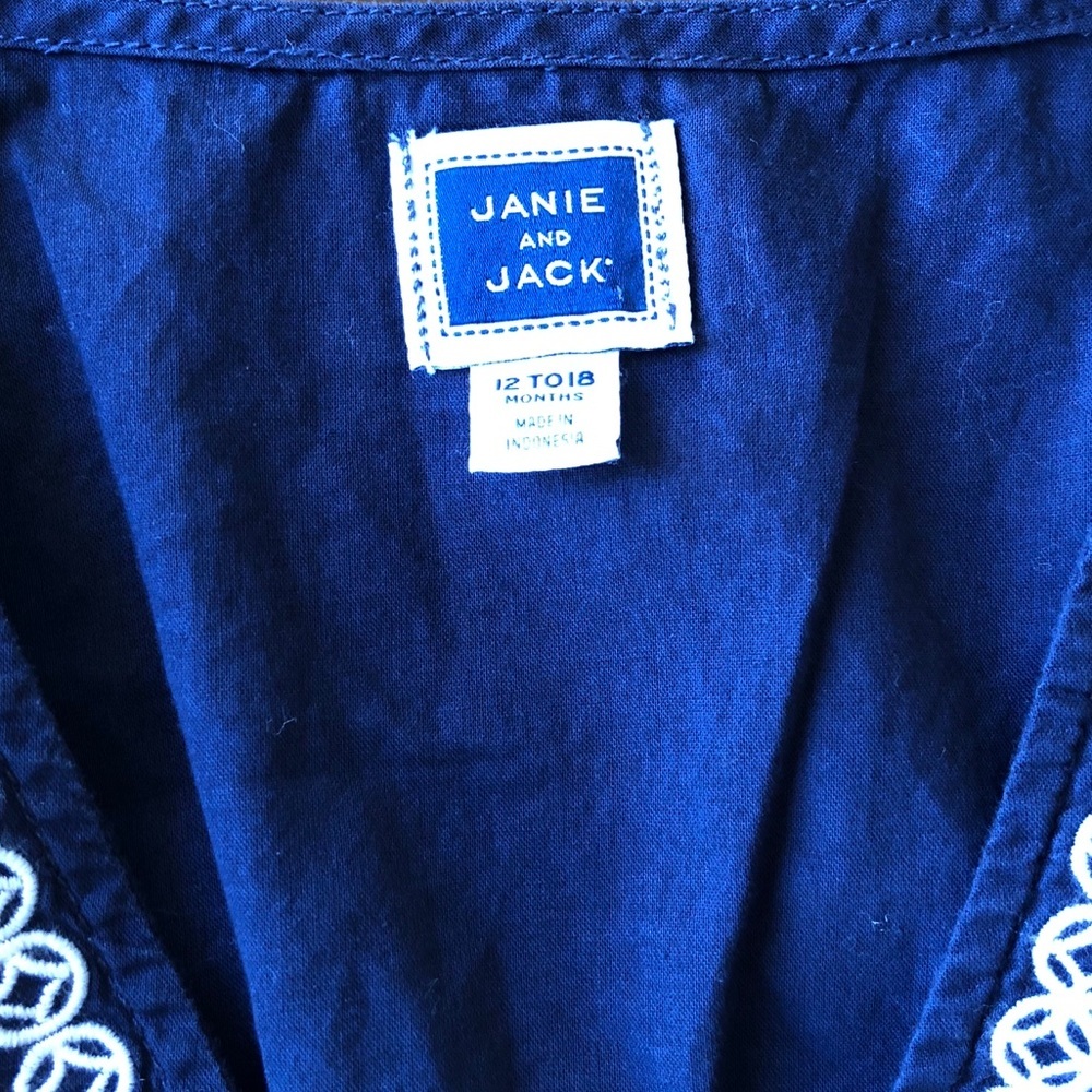 Janie and Jack Embroidered Tunic Swim Cover - Picture 5 of 5